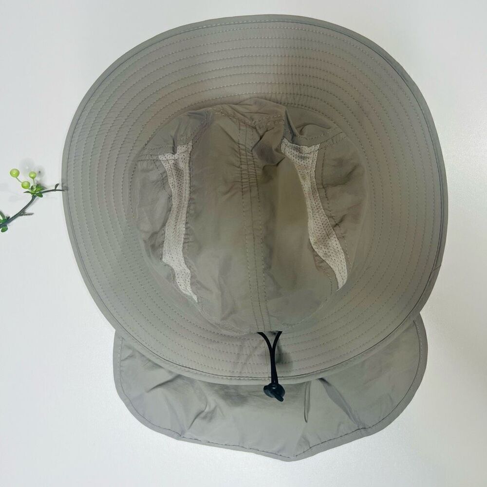 Home Prefer Polyester Safari Sunhat Flaps Gray